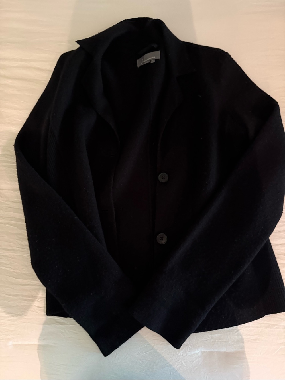Anthropologie Black Women’s Button-Front Jacket